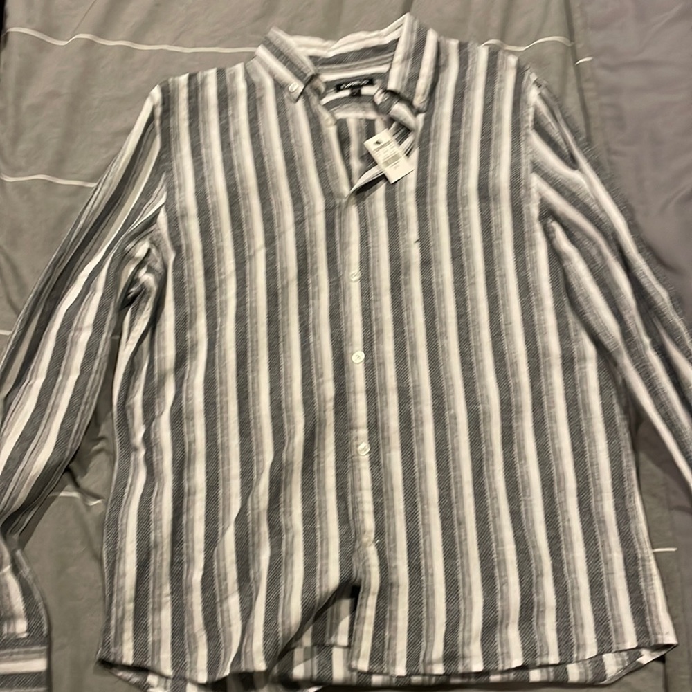 Express button down, new with tags